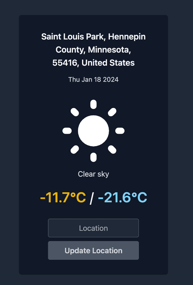 Weather App